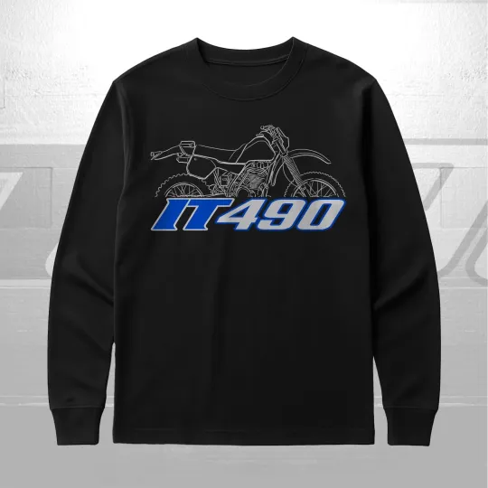 Discover Yamaha IT490 1983-1984 Long Sleeve T-Shirt for Fans