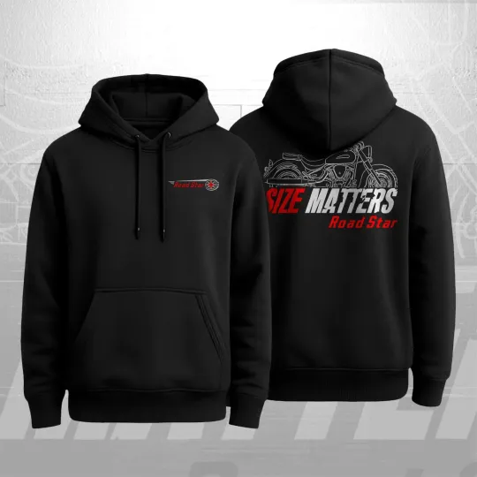 Discover Yamaha Road Star Motorcycle Hoodie - Double Sided Hooded for Fans