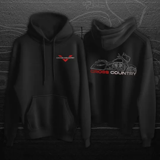 Discover Victory Cross Country 2010-2018 Bagger Hoodie for Bikers