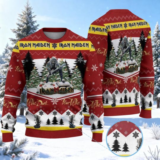 Discover Fear of the Dark Ugly Christmas Sweater, Funny Ugly Sweater - Holiday Costume Pullover, Ugly Christmas Sweatshirt