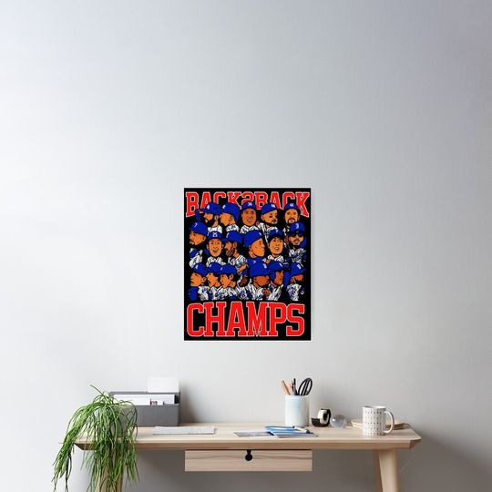 Discover Los Angeles Dodgers World Series 2025 - Los Angeles Dodgers Back To Back Champions 2025, Dodgers, Dodgers Champions - Los Angeles Dodgers Poster