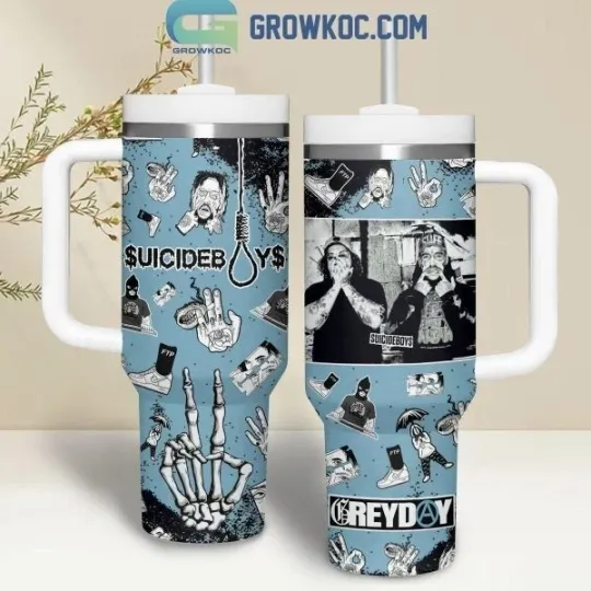 Greyboys Grey Day Fan 40oz Tumbler