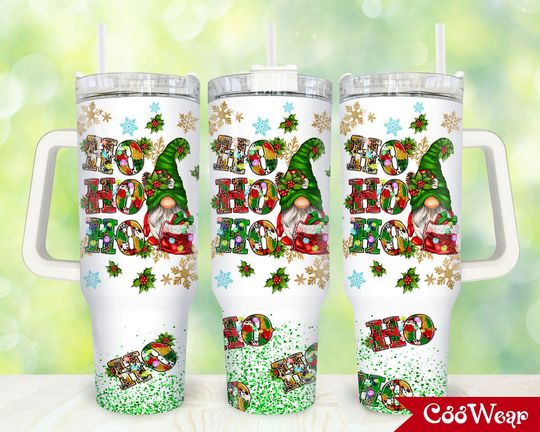 Discover Christmas Gnome 40oz Tumbler Wrap Png, Merry Christmas 2 pieces 40 oz Tumbler Png, Hohoho Christmas Tumbler 40oz Png, Sublimation Designs