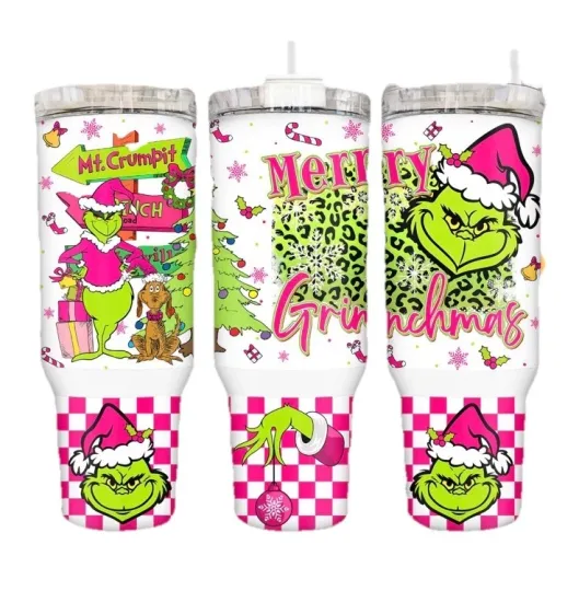 Discover CHRISTMAS THE funny character STAINLESS STEEL TUMBLER 40 OZ.