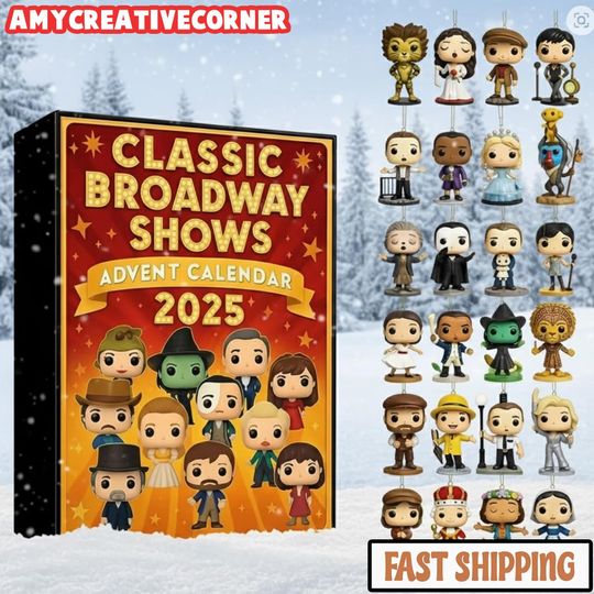 Discover Classic Broadway Shows Wicked Advent Calendar, 24PCS Acrylic Advent Calendar 2025, For Good Wicked Drama Lover