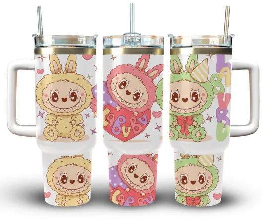 Discover 40oz Stainless Steel Tumbler-Christmas-Monsters-Cartoon-Gift