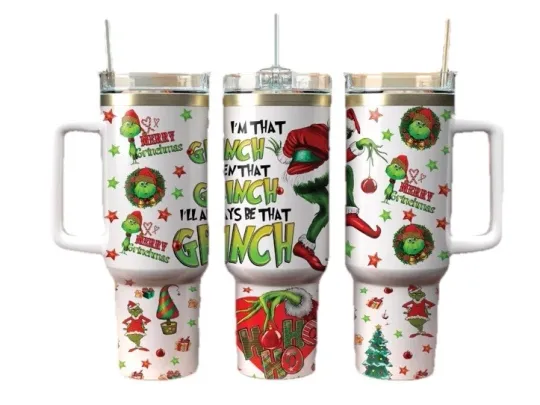 Discover CHRISTMAS THE funny character STAINLESS STEEL TUMBLER 40 OZ.