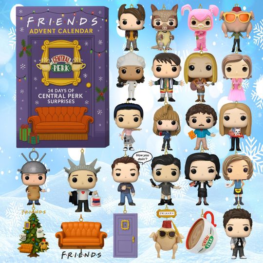 Discover Advent Calendar 2025, Christmas Countdown Calendar 24 Days of Surprises, TV Show Christmas Gift