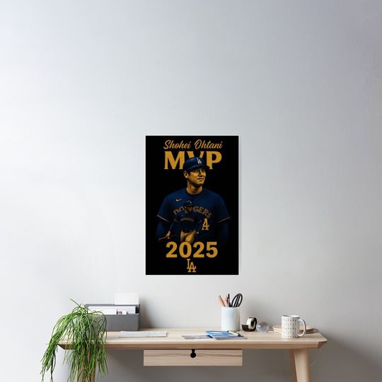 Discover Shohei Ohtani 2025 MVP Poster