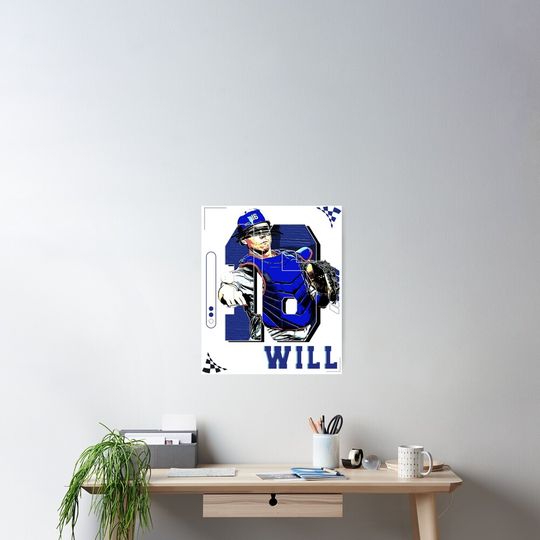 Discover Will Smith baseball Player Design 3 Poster