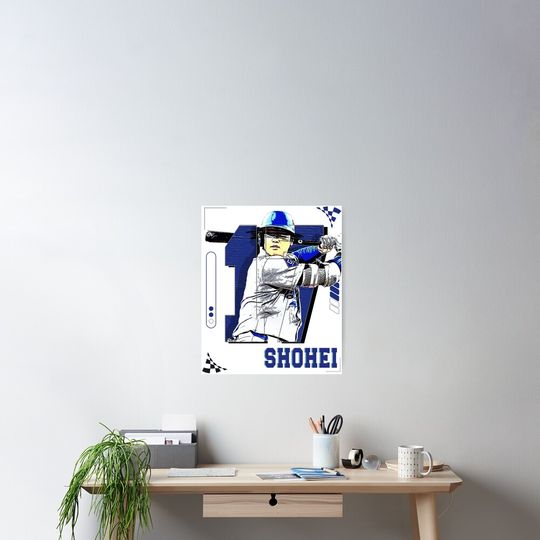 Discover Shohei Ohtani baseball Player Design 3 Poster