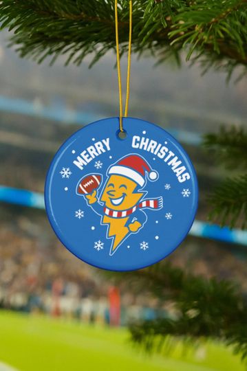 Discover Charger Football Christmas Ornament: Los Angeles Fan Gift
