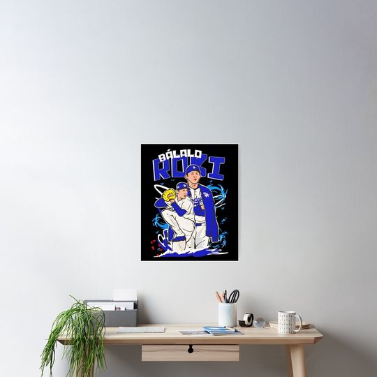 Roki Sasaki Balalo Roki Los Angeles Dodgers Poster