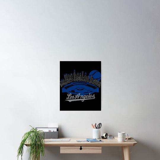 Baseball | Los Angeles Dodgers Poster