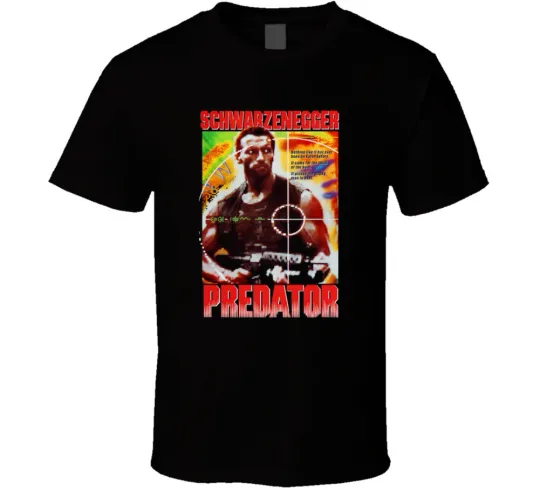 Discover Predator 3D T-Shirt Featuring Arnold Schwarzenegger Movie Action