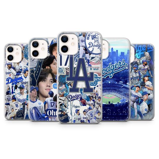 Discover LA Dodgers Phone Case MLB Ohtani Cover for iPhone 17Pro, 16, 15, 14, 13, 12, Samsung S25, S24, S23, S22, A16, A26, A56, Pixel 10