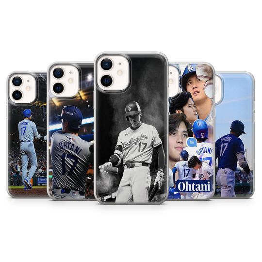 Discover Ohtani Phone Case MLB LA Dodgers Cover for iPhone 17 Pro, 16, 15, 14, 13, 12, Samsung S25, S24, S23, S22, A16, Pixel 10, 9, 8