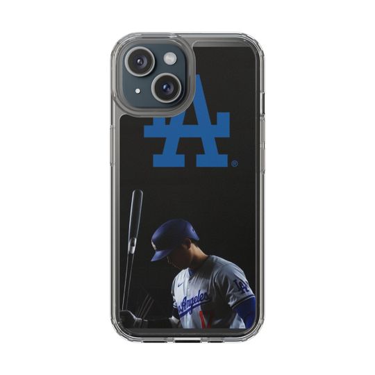 Discover Shohei Ohtani iPhone Case: Dodgers #17 MLB Baseball Star
