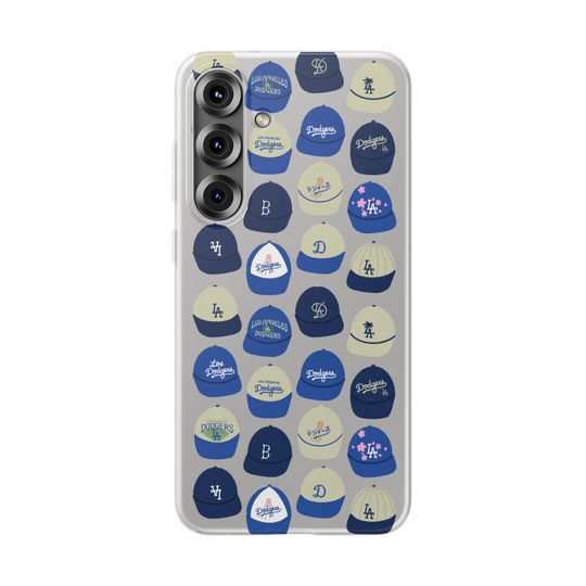 LA Baseball Cap Flexi Cases - Fun Sports Phone Cover, Baseball Fan Gift, Trendy Phone Accessory, Dodgers Merchandise, Unique Sports Gift
