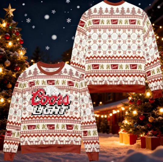 Discover Cold Activated Beer Ugly Sweater, Mountain Jumper Gift, Funny Holiday Light Beer Shirt, Christmas Party Apparel, Beer Lover