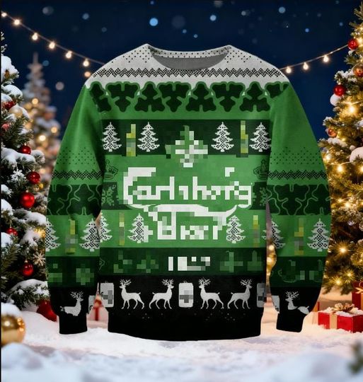 Ugly Christmas Sweater, Funny Tacky Christmas Sweater For Men, For Women, Alcohol Booze Xmas Sweatshirt, Holiday Sweatshirt