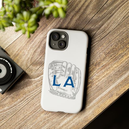 Los Angeles baseball iPhone 15 Phone case, Dodgers, Baseball Case, Retro Baseball Phone Case, Baseball Fan Case, LA Baseball, LA Phone case