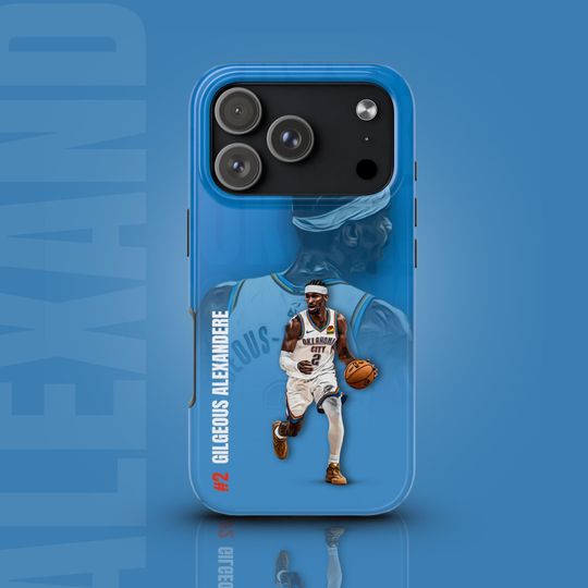 Shai Gilgeous Alexander Phone Case: OKC Thunder Protective Cover