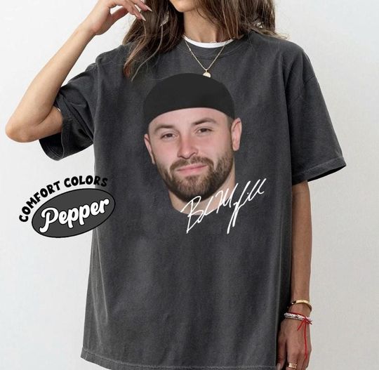 Baker Mayfield Signature Vintage  T-Shirt, Baker White Boy Funny Quotes T-Shirt, Meme Game Day Tee