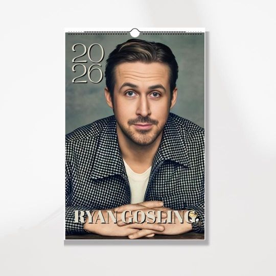 Discover 2026 Wall Calendar, Celebrity Fan Gift, 11" x 16.5" size