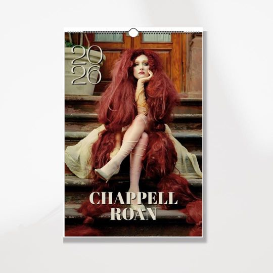 Discover 2026 Celebrity Wall Calendar: Minimalist Home Office Decor (11"x16.5")