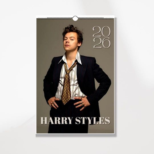 Discover 2026 Celebrity Wall Calendar: Minimalist Home Office Decor (11"x16.5")