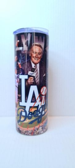 Dodgers Legends Tumbler: Baseball Fan Gift