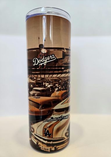 Lowrider Dodgers tumbler