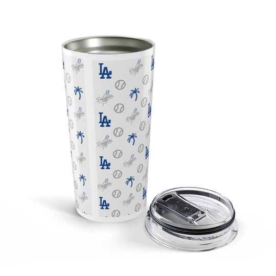 Discover LA Baseball Tumbler: 20oz Stainless Steel Travel Mug