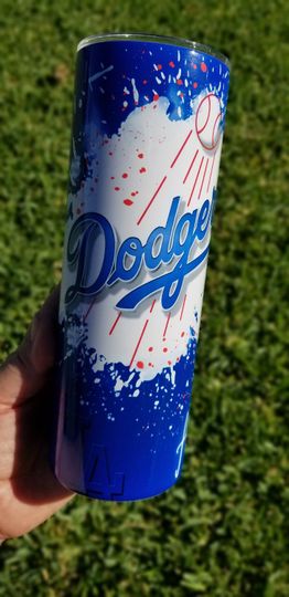 Dodger tumbler dodgers cups Los Angeles Dodgers sublimation cup dtf water cup LA