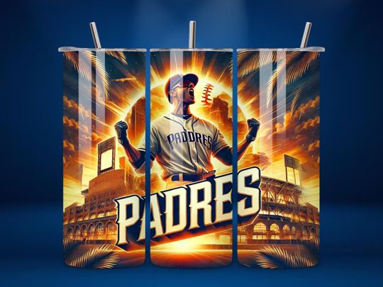 Discover 20oz Skinny Tumbler Wrap  , Seamless Mascot Sports Design, 20oz Sublimation Tumbler