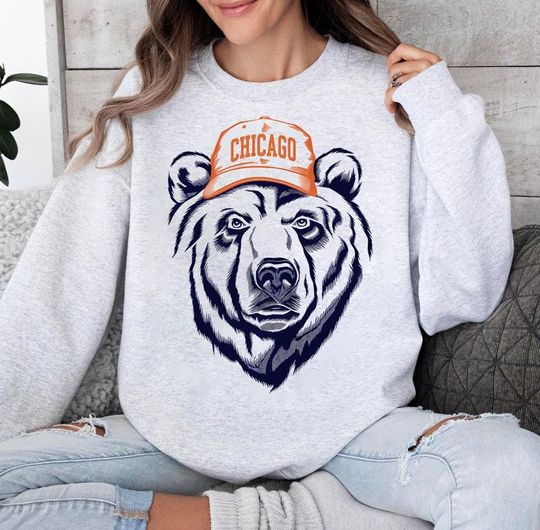 Discover Chicago Football Mascot Vintage Sweatshirt