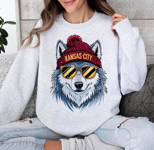 Discover Kansas City Football Mascot Distressed Vintage Sweatshirt, Retro Hoodie, Game Day Sweatshirt, Christmas Gift