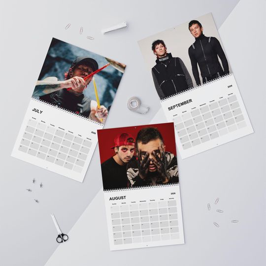 Discover Pilotss band Calendar 2026 Gifts for Her or Him