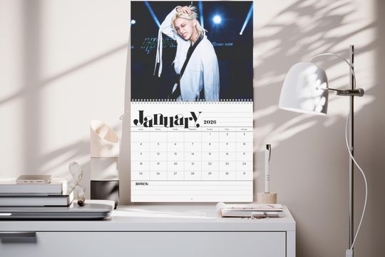 Discover Lee Felix Stray Kids Kpop 2026 Wall Calendar - 12 Month Calendar w/ Member Birthdays, Kpop Fan Gift, Kpop Merch, SKZ Calendar, STAY Gift