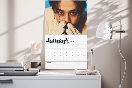 Discover Bang Chan Stray Kids Kpop 2026 Wall Calendar - 12 Month Calendar w/ Member Birthdays, Kpop Fan Gift, Kpop Merch, SKZ Calendar, STAY Gift