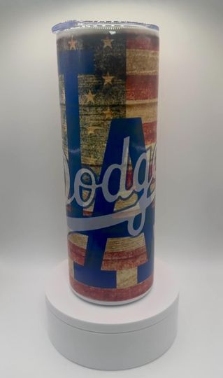 American Flag LA Dodgers Tumbler
