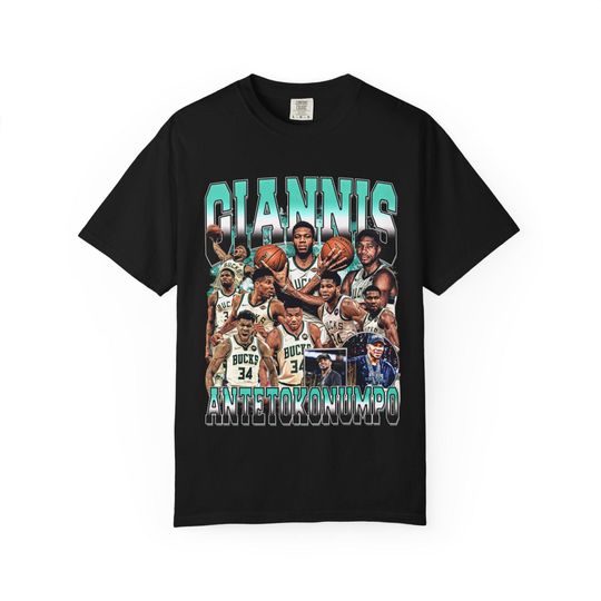 Fan Inspired Giannis Antetoko Graphic Tee Unisex NBA T-Shirt