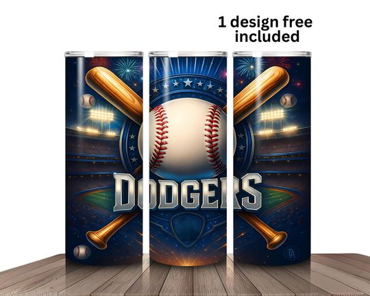 Discover Baseball Tumbler Wrap  : Sport Mascot Seamless Design