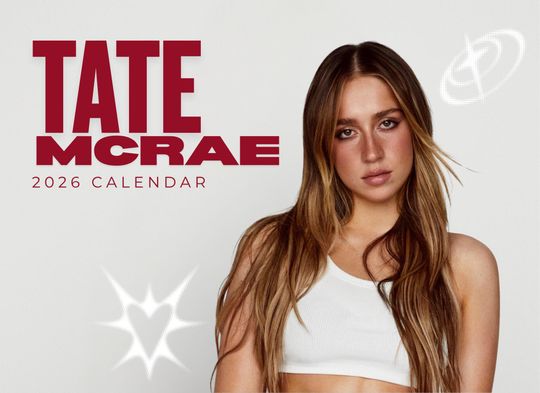 Discover 2026 Tate McRae Wall Calendar | Tate McRae Christmas gift | Music gift