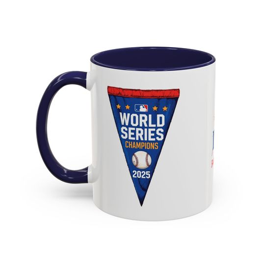 Mug, LA Dodgers World Series Champions, Commemorative Blue Coffee Cup, 11oz, Gift for Baseball Fans, Sports Memorabilia, Back to Back