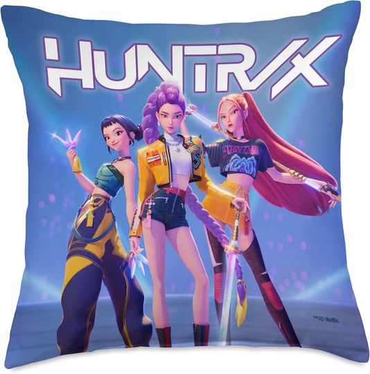 Discover HUNTR/X Officially Licensed Throw Pillow
