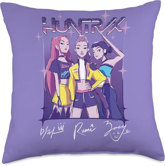 Discover HUNTR/X Officially Licensed Throw Pillow