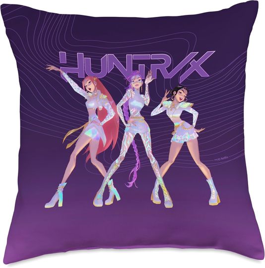 Discover HUNTR/X Officially Licensed Throw Pillow