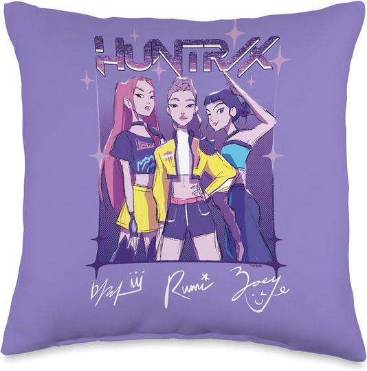 Discover HUNTR/X Officially Licensed Throw Pillow